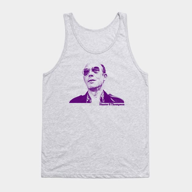 Hunter S Thompson /// Aesthetic Fanart Design Tank Top by DankFutura